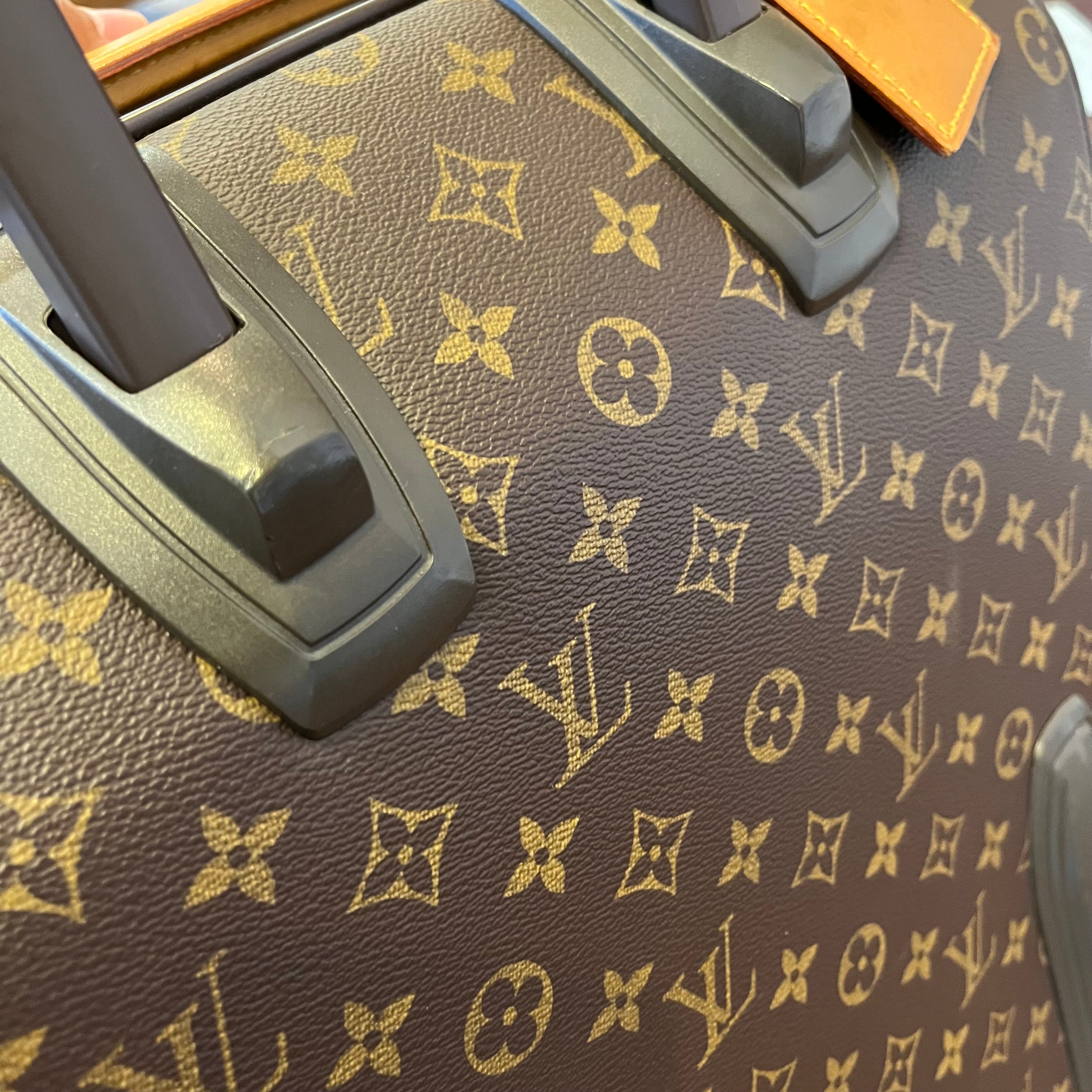 LOUIS VUITTON Pégase 45 Brown Monogram Canvas Rolling Luggage