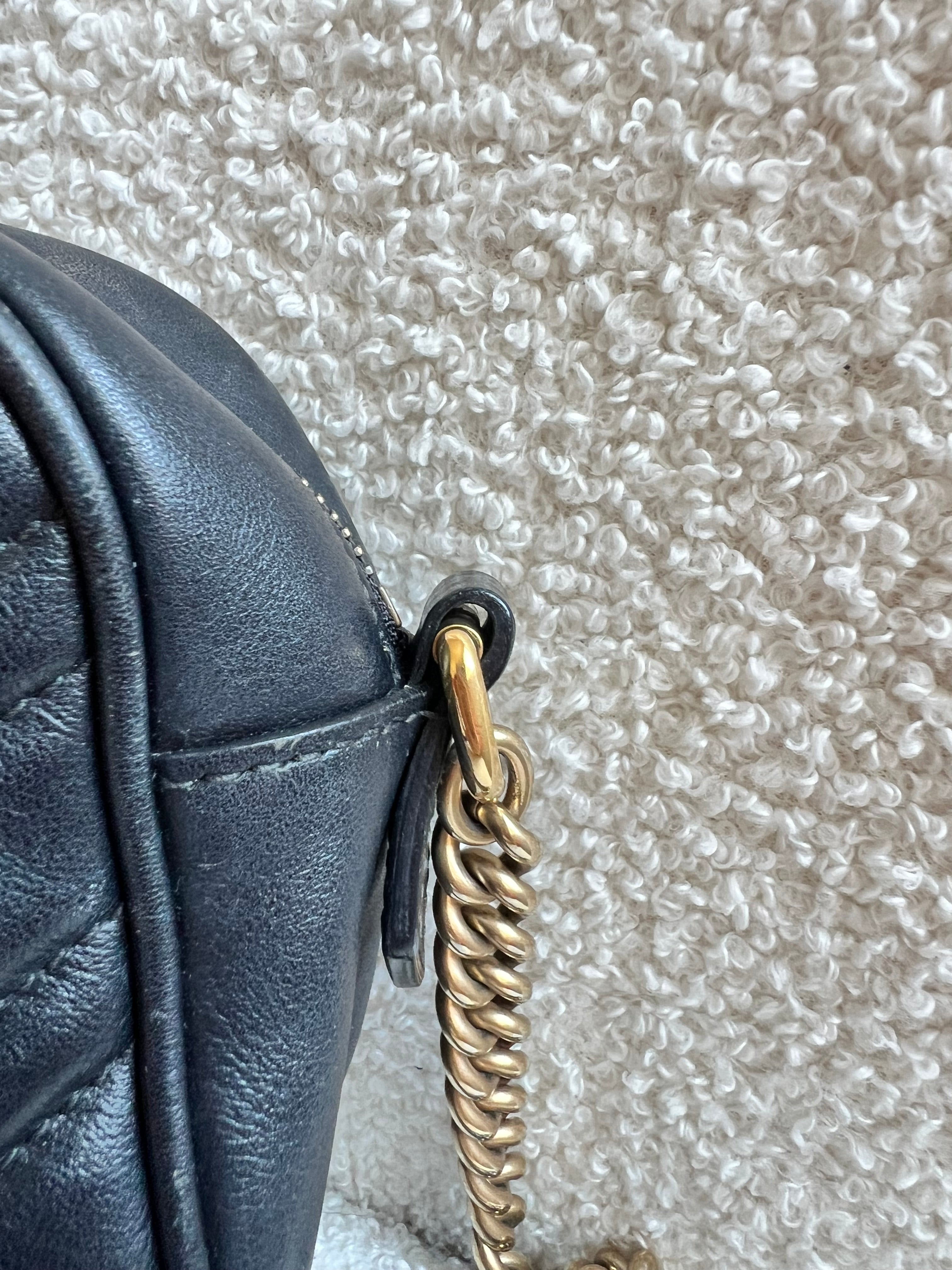 Gucci GG Black Marmont Small Shoulder Bag (RRP £1440)