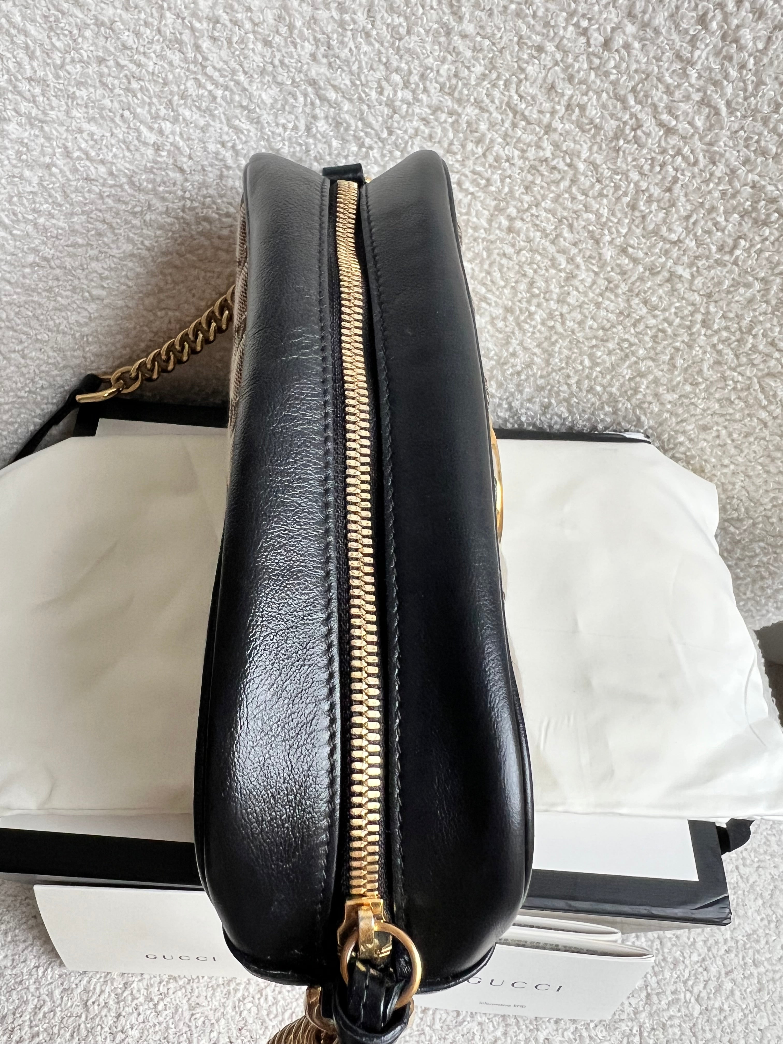 Gucci GG Marmont Canvas Small Shoulder Bag
