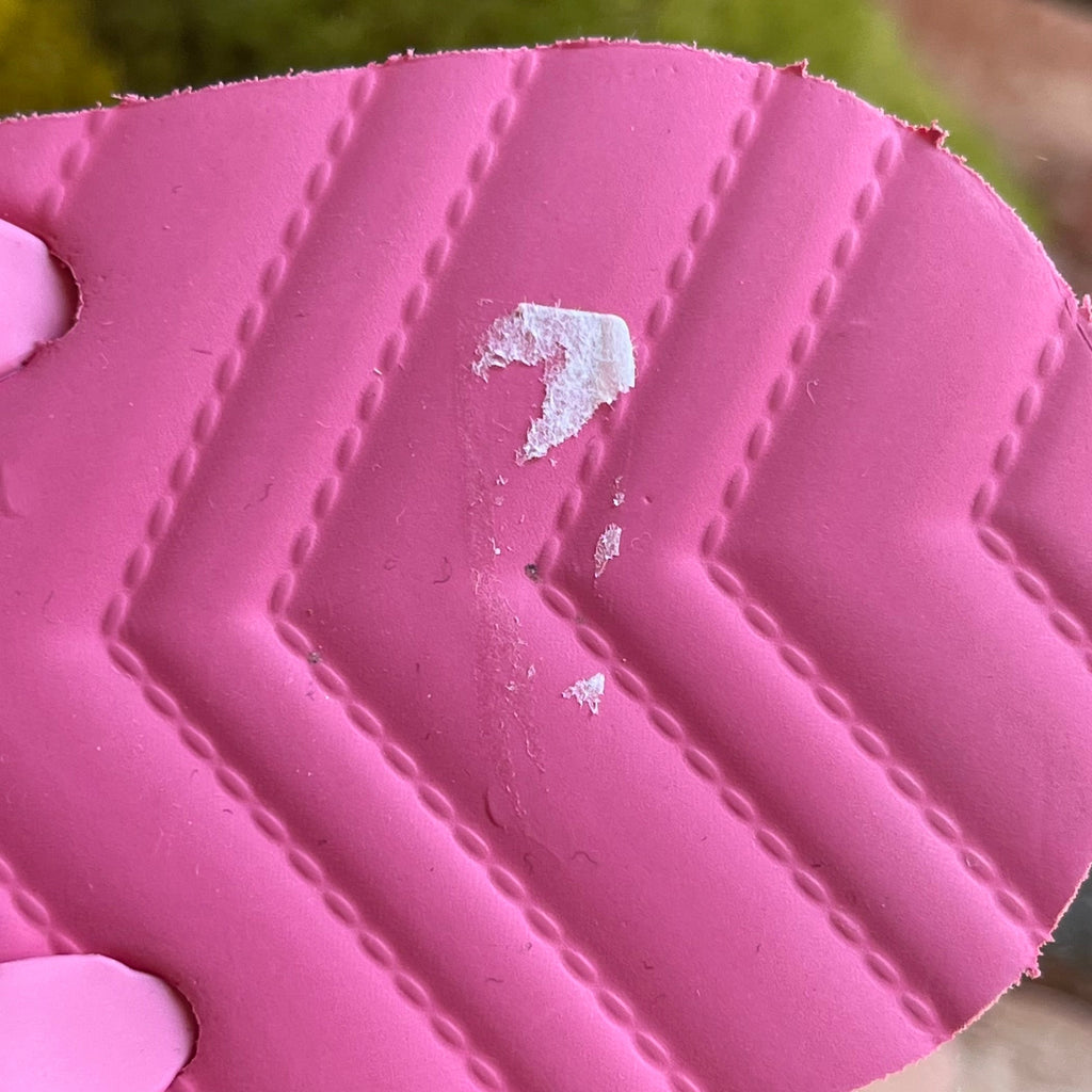 GUCCI GG Pink Marmont Rubber Flip Flops SZ 34 (US 4)