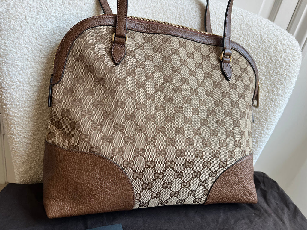 Gucci GG Bree Canvas Shoulder Bag