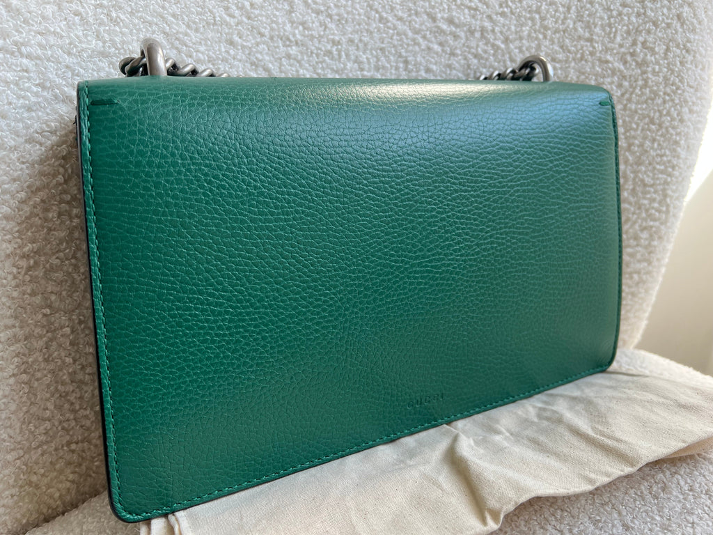 Gucci Dionysus GG Green Small Shoulder Bag (RRP £2,670)