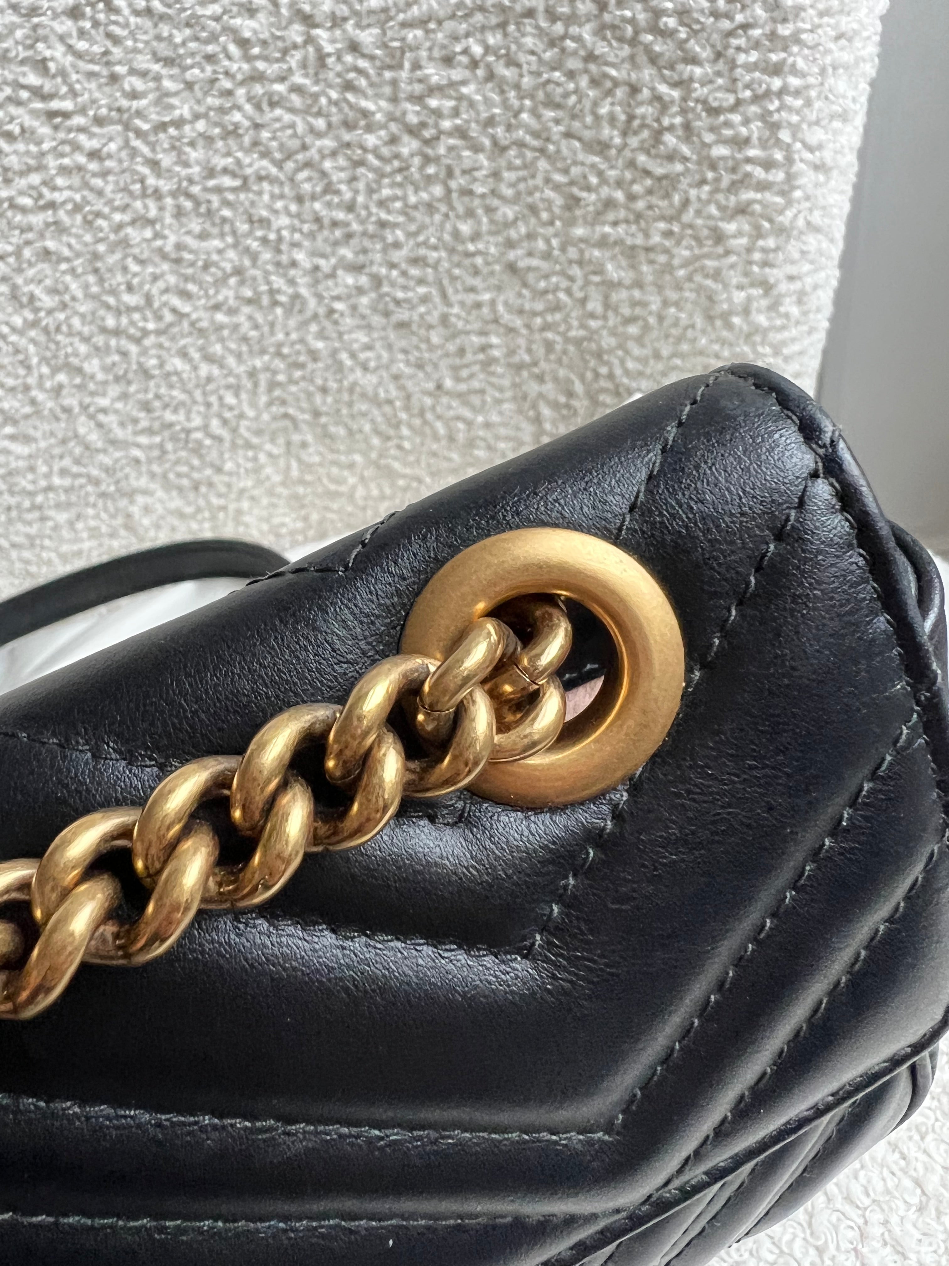 Gucci GG Black Marmont Mini Shoulder Bag (RRP £1,890)