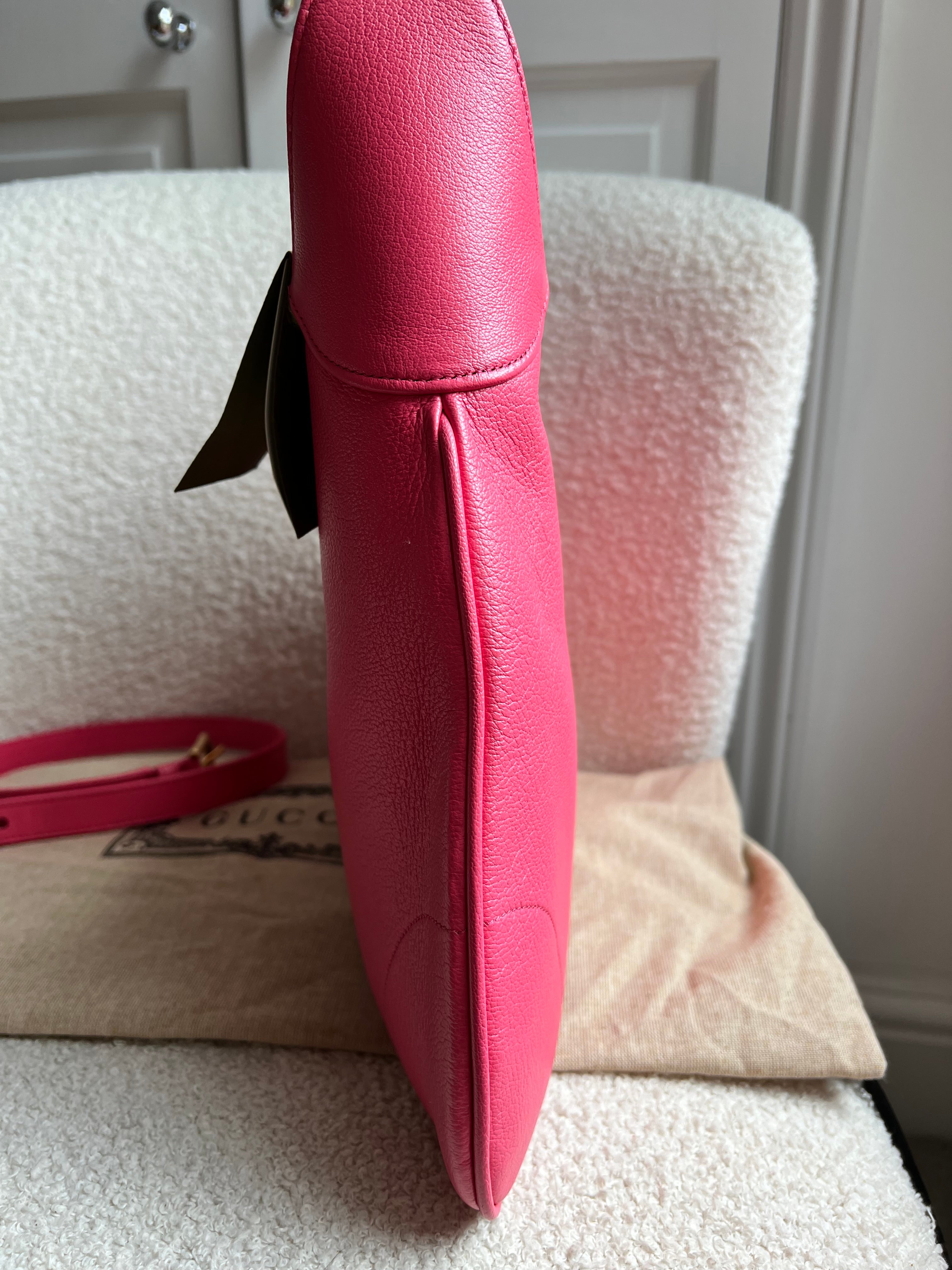 Gucci Pink Large Aphrodite Shoulder Bag (RRP £1760)