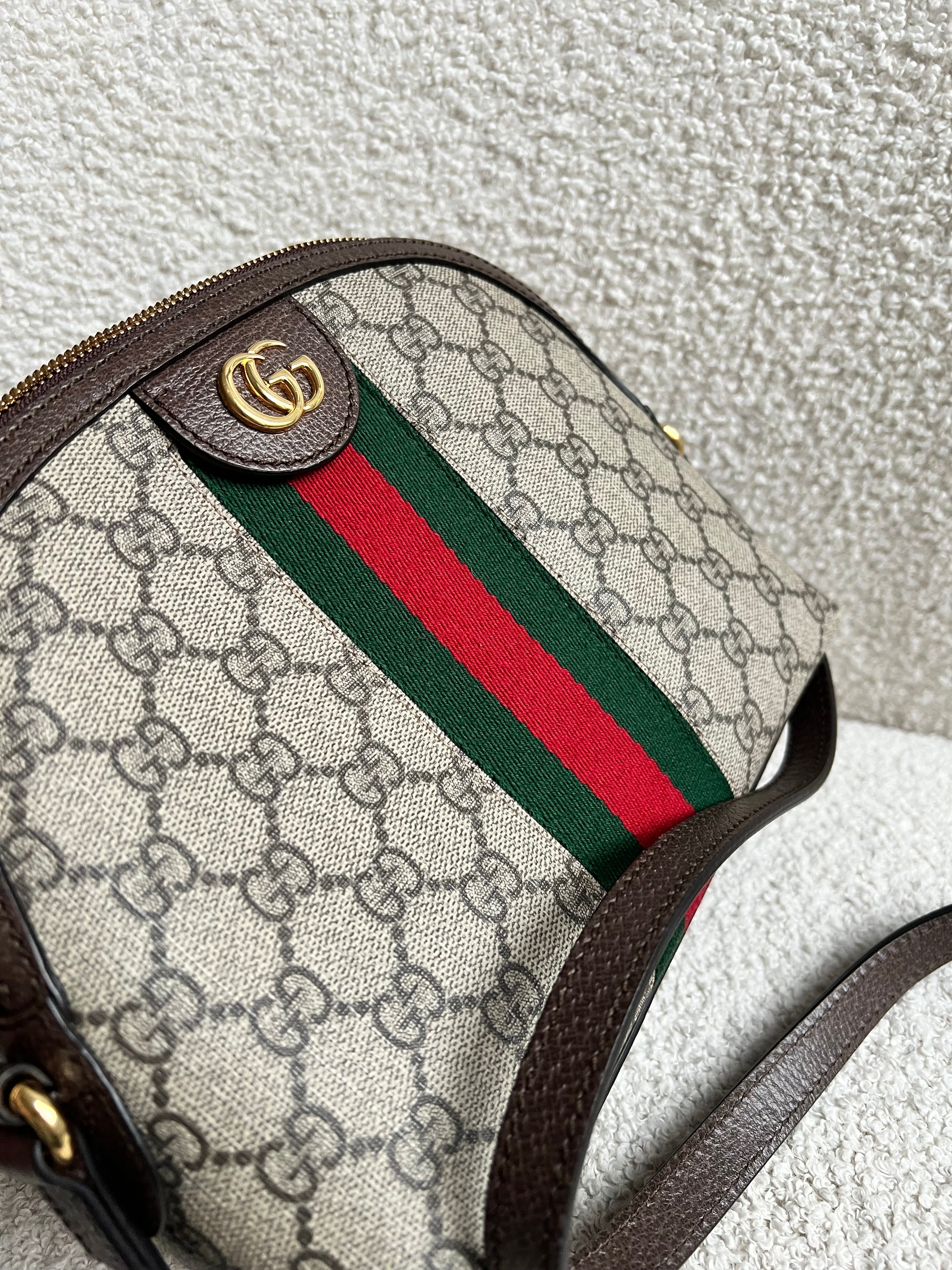 Gucci Ophidia GG Supreme Rounded Top Shoulder Bag (RRP £1,380)