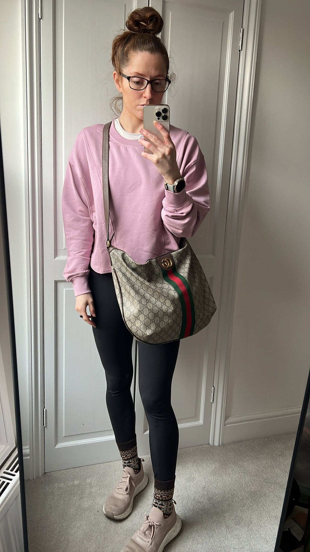 Gucci GG Supreme Ophidia Large Shoulder Bag (RRP £1190)
