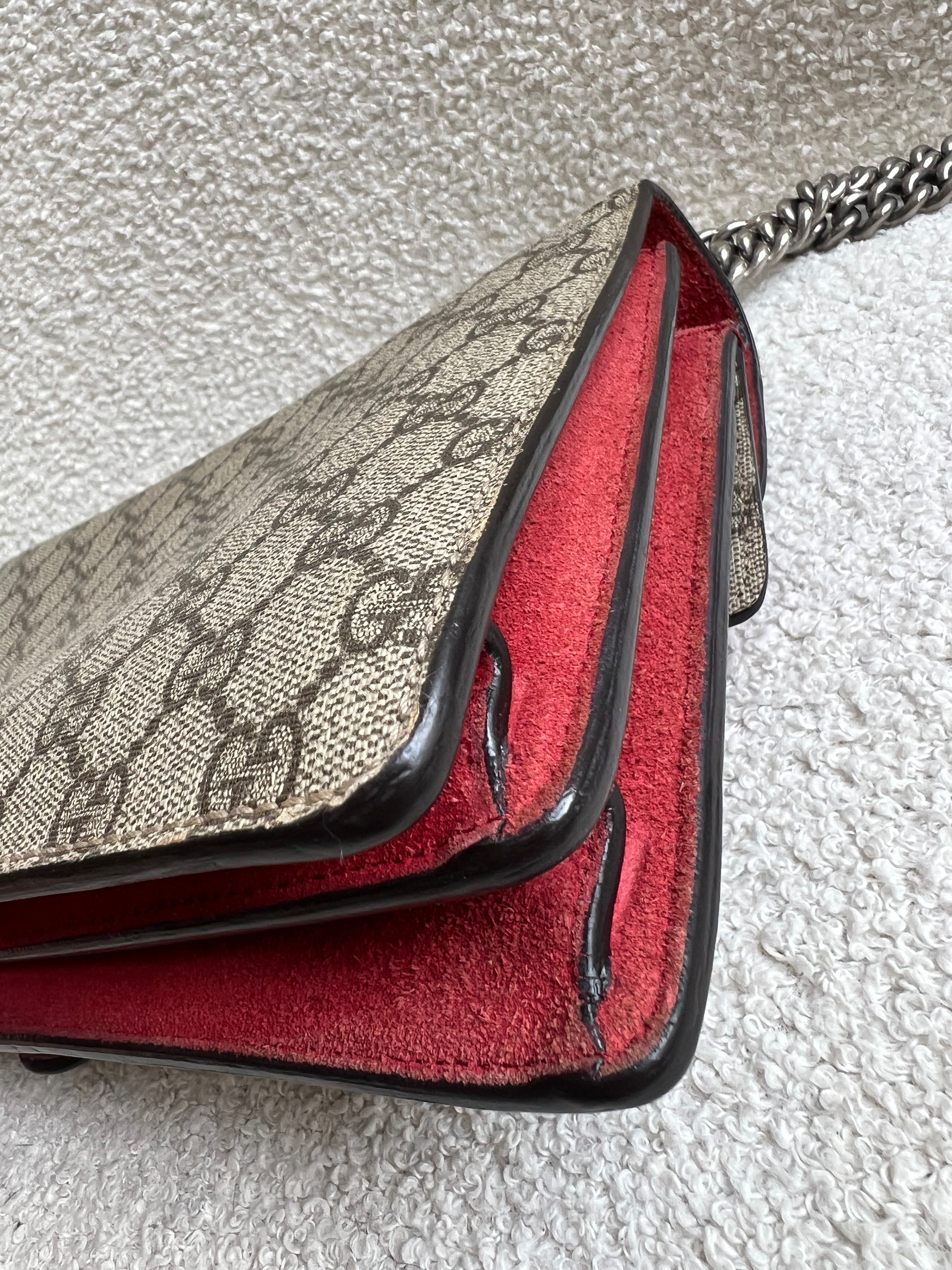 Gucci Dionysus GG Supreme Small Shoulder Bag (RRP £2,220)