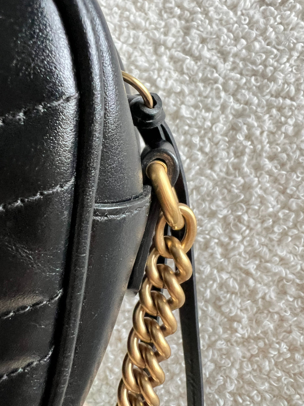 Gucci GG Black Marmont Small Shoulder Bag (RRP £1440)