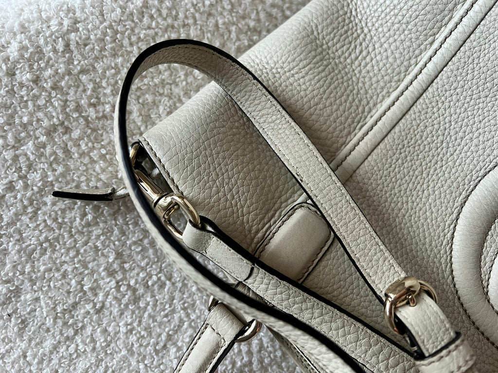 Gucci Soho Tote in Eggshell