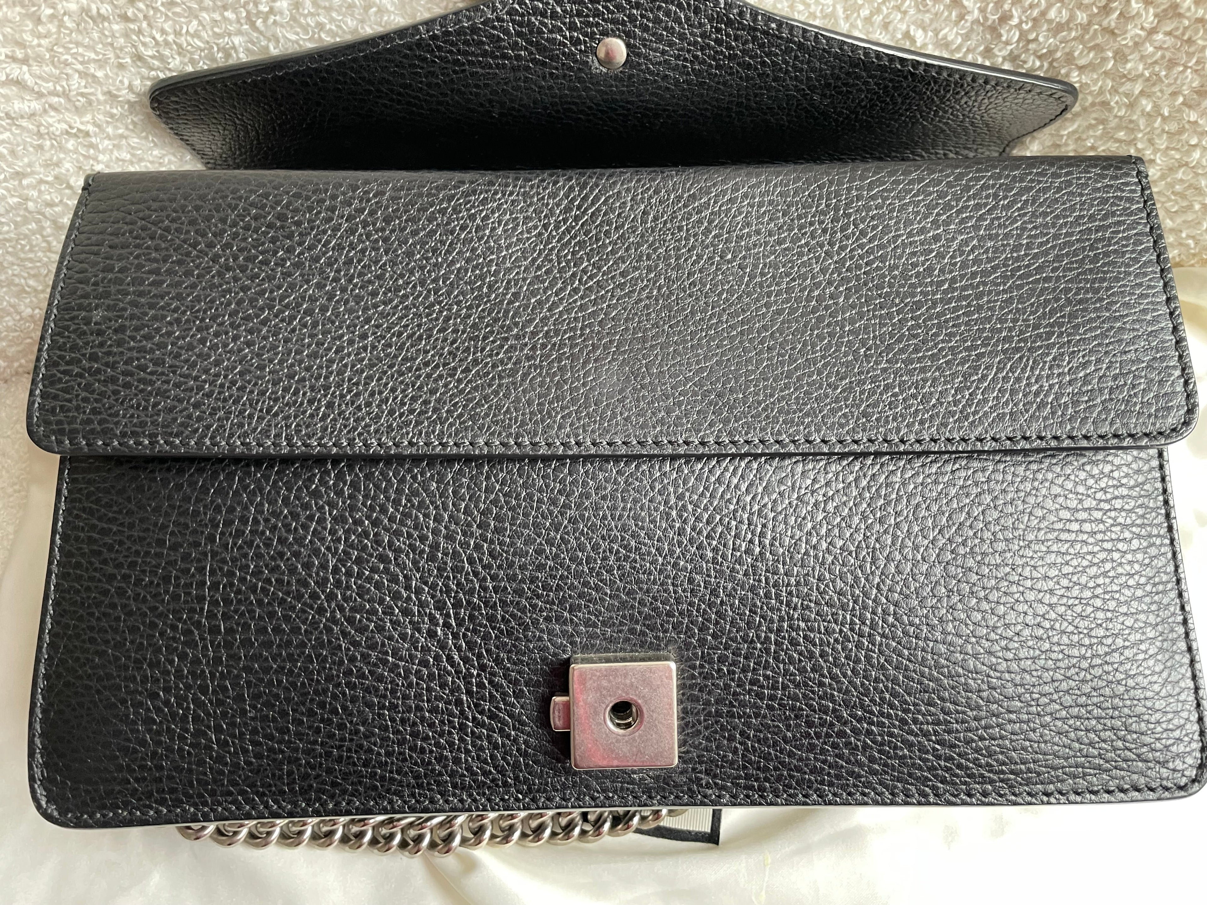 Gucci Dionysus GG Black Small Shoulder Bag (RRP £2,670)