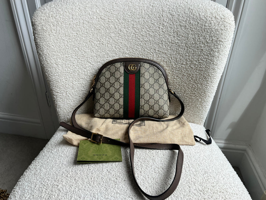 Gucci Ophidia GG Supreme Rounded Top Shoulder Bag (RRP £1,380)