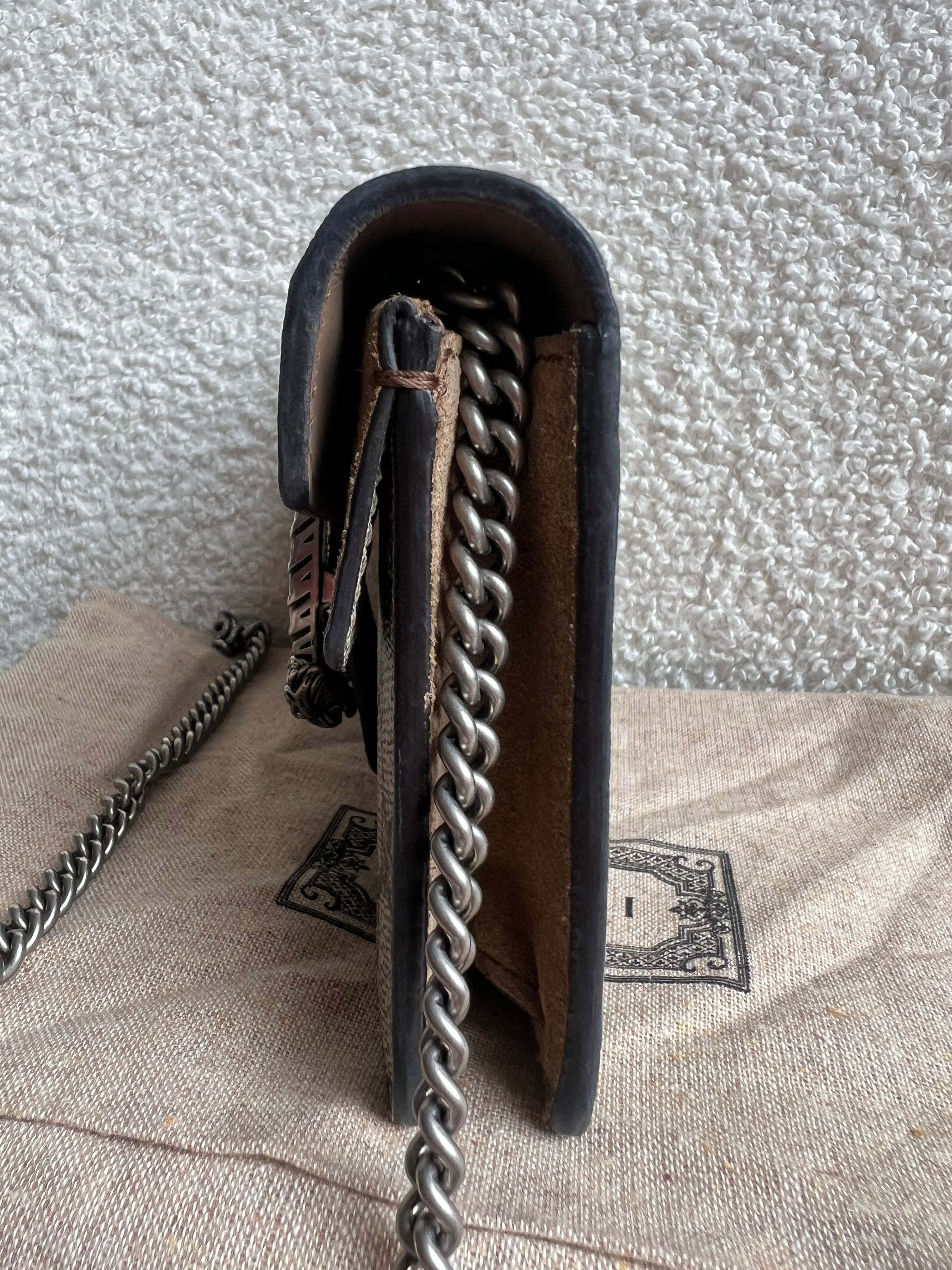 Gucci Dionysus GG Supreme Super Mini Shoulder Bag (RRP £890)