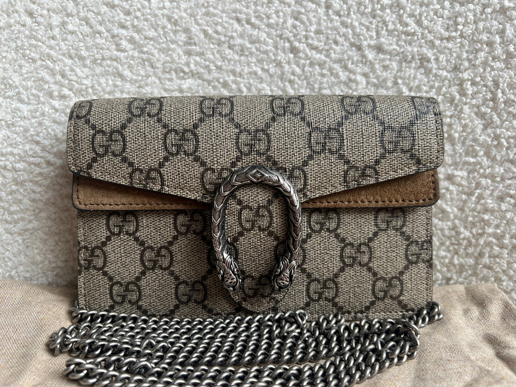 Gucci Dionysus GG Supreme Super Mini Shoulder Bag (RRP £890)