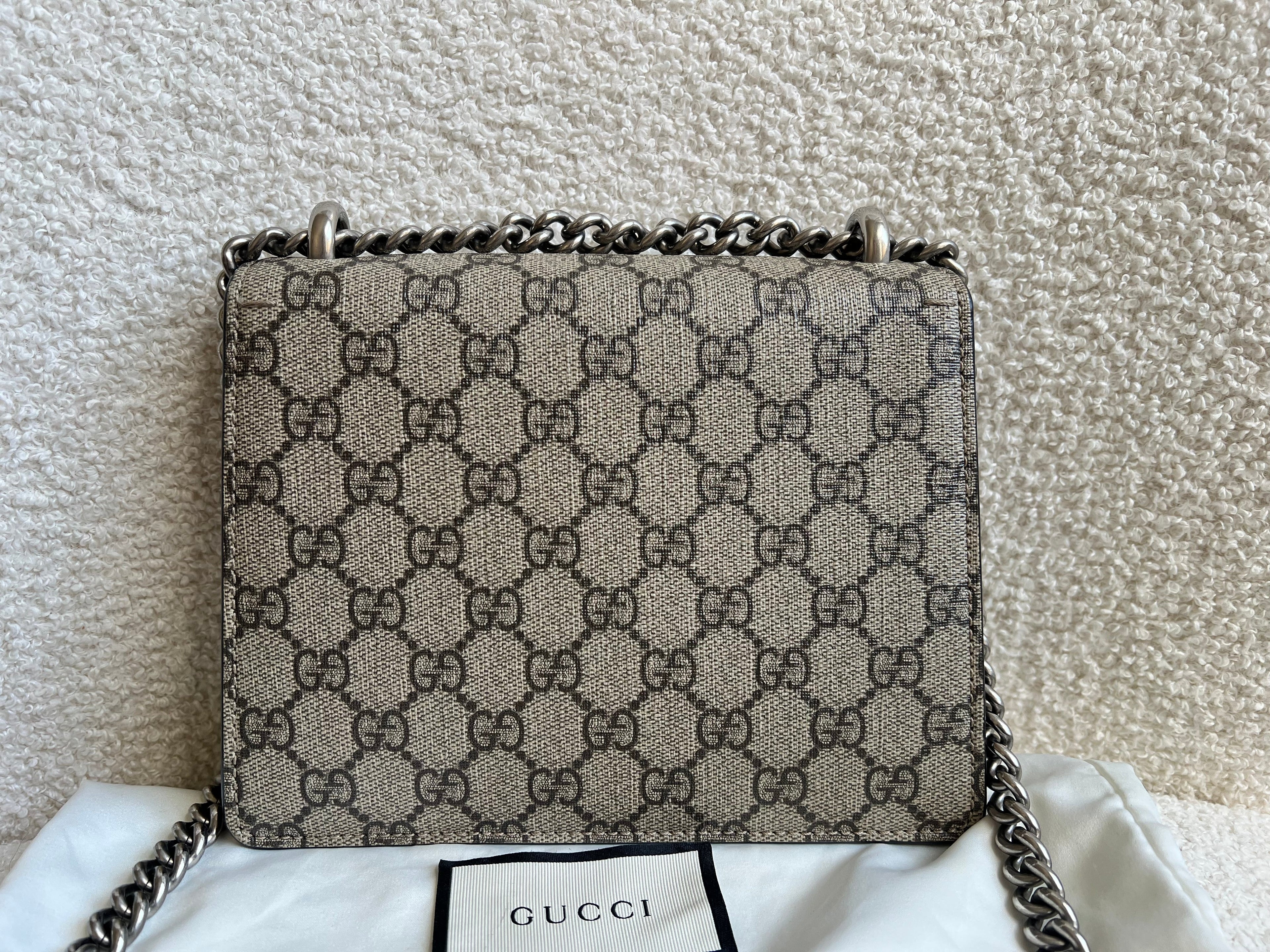 Gucci Dionysus GG Supreme Mini Shoulder Bag (RRP £1,890)