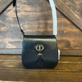 DIOR Bobby Frame Black Calfskin Leather Shoulder Bag
