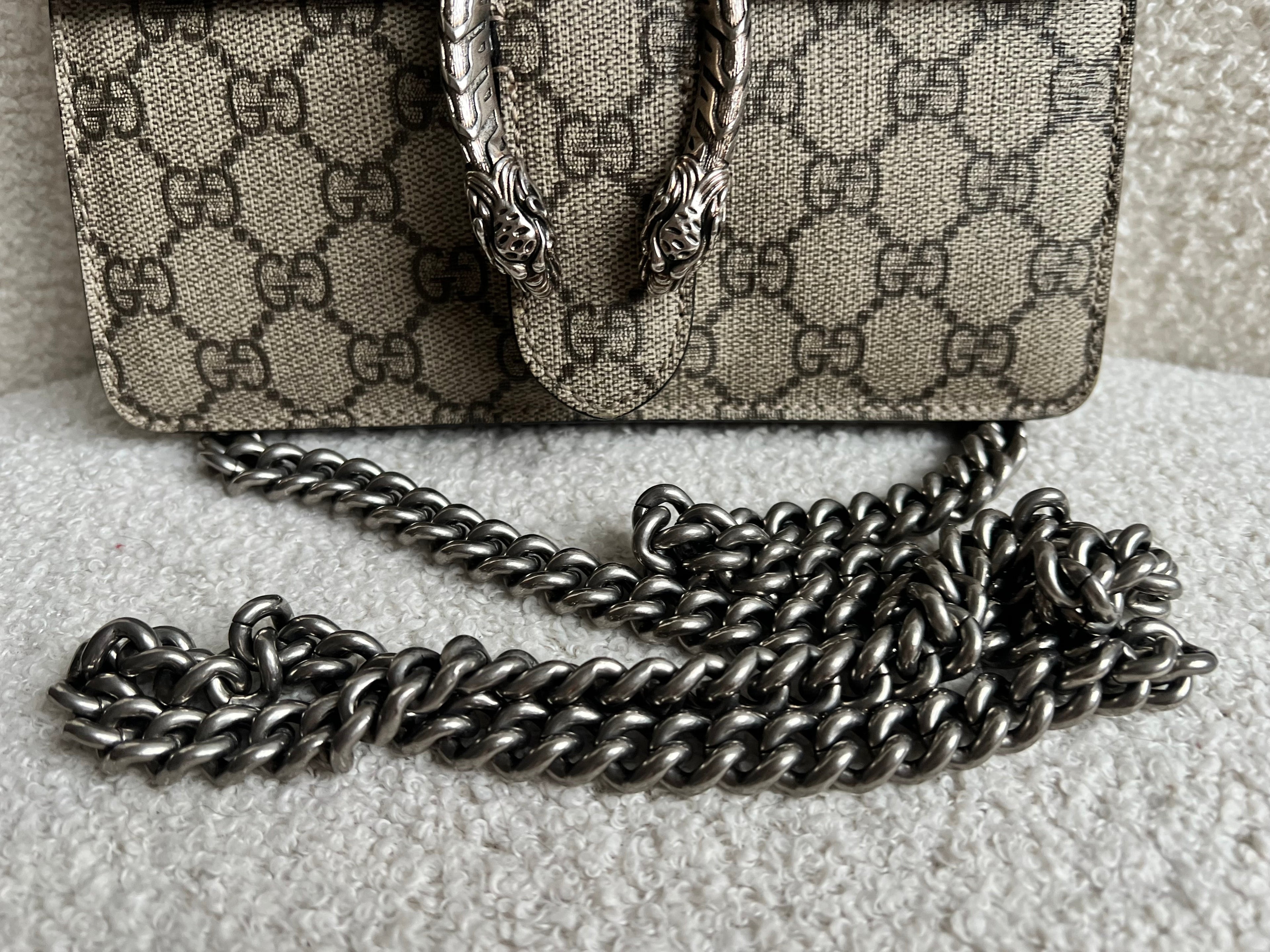 Gucci Dionysus GG Supreme Mini Shoulder Bag (RRP £1,890)