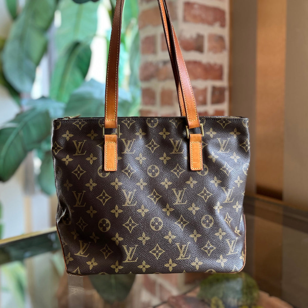 LOUIS VUITTON Piano Brown Monogram Canvas Tote Bag