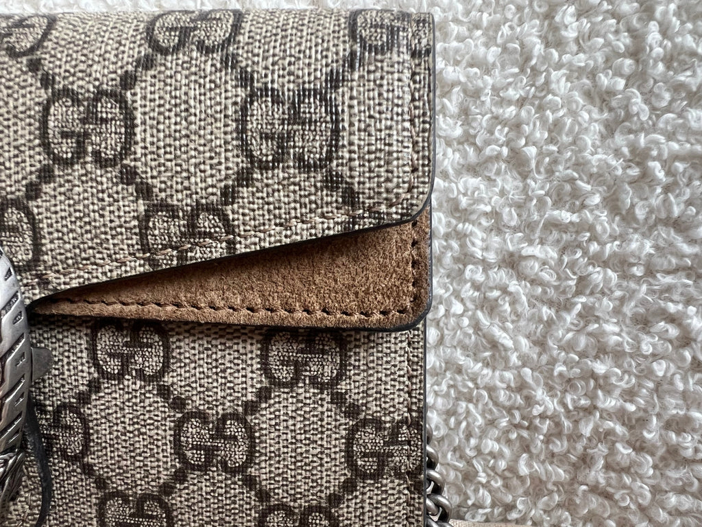 Gucci Dionysus GG Supreme Super Mini Shoulder Bag (RRP £890)