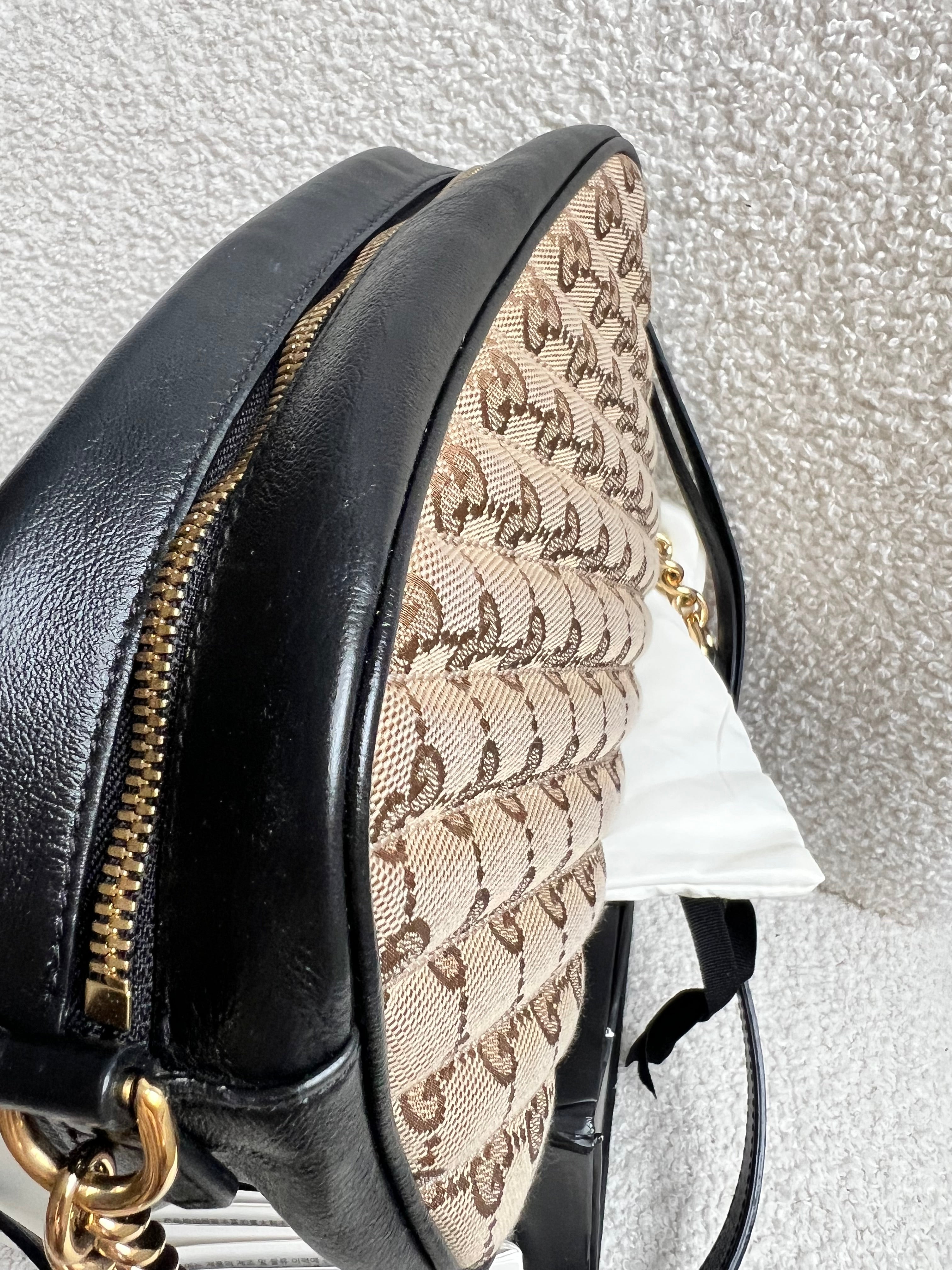 Gucci GG Marmont Canvas Small Shoulder Bag