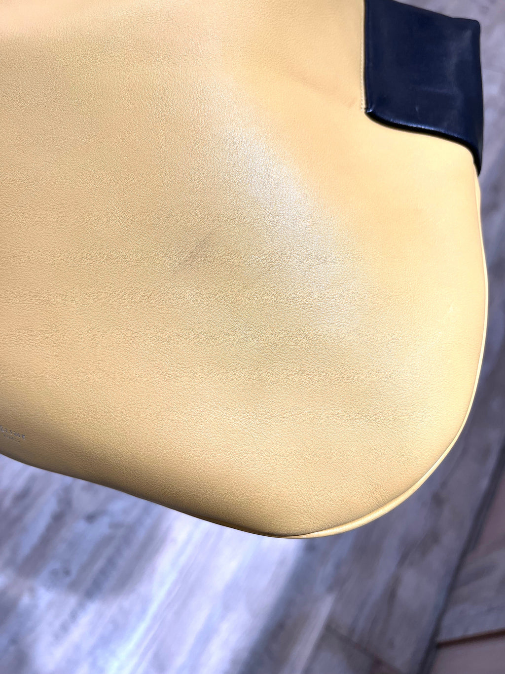 CÉLINE RIBBON HANDLE LEATHER SHOULDER BAG