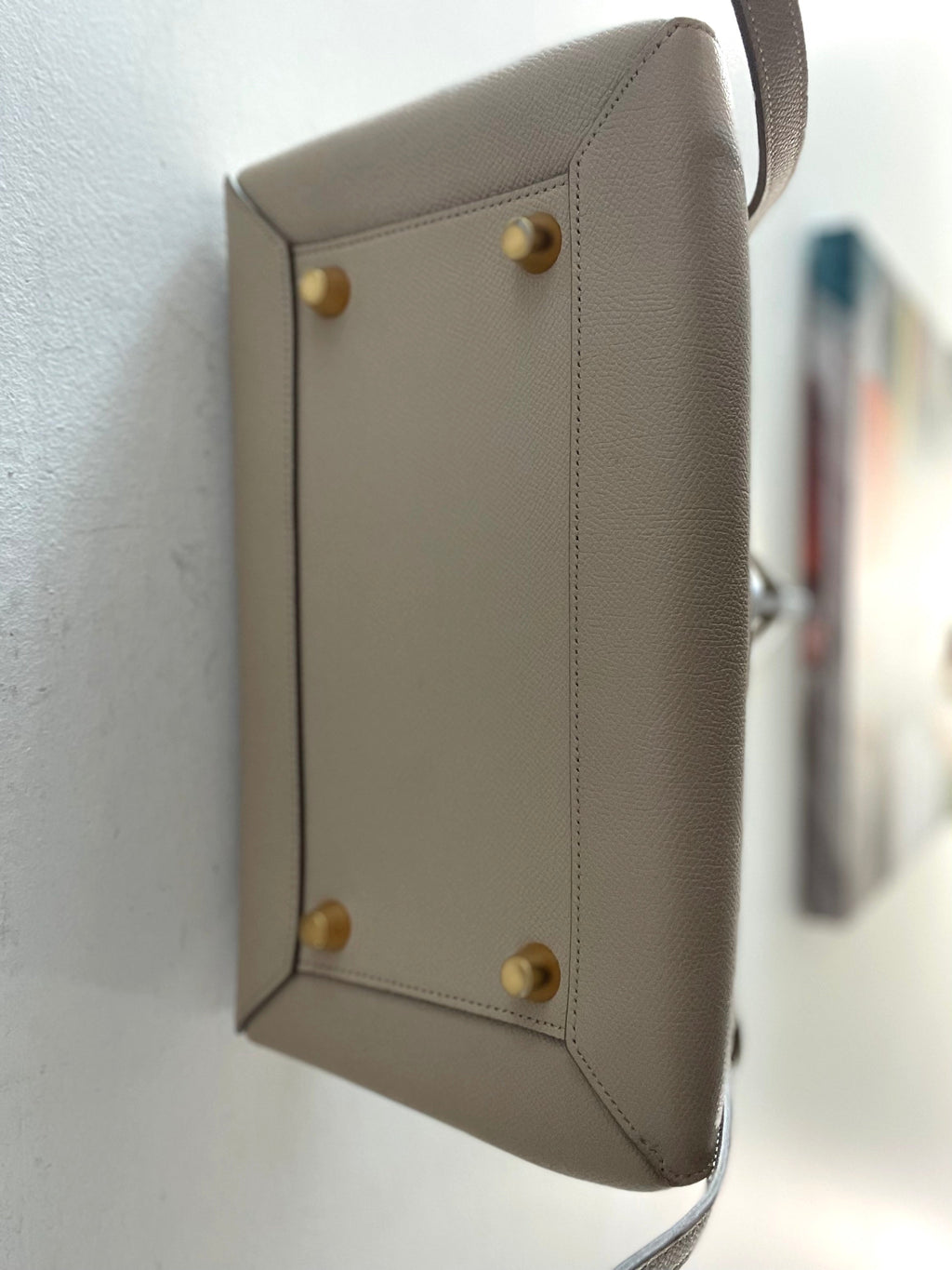 CÉLINE GRAINED CALFSKIN MICRO BELT BAG