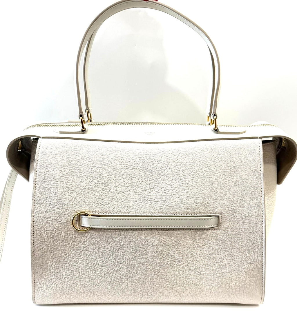 CÉLINE CALFSKIN LEATHER MEDIUM RING BAG
