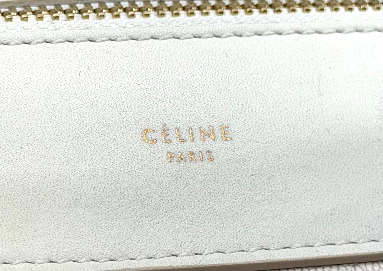 CÉLINE CALFSKIN LEATHER MEDIUM RING BAG