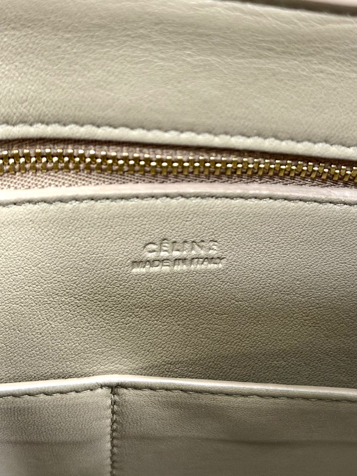 CÉLINE CALFSKIN LEATHER MEDIUM RING BAG