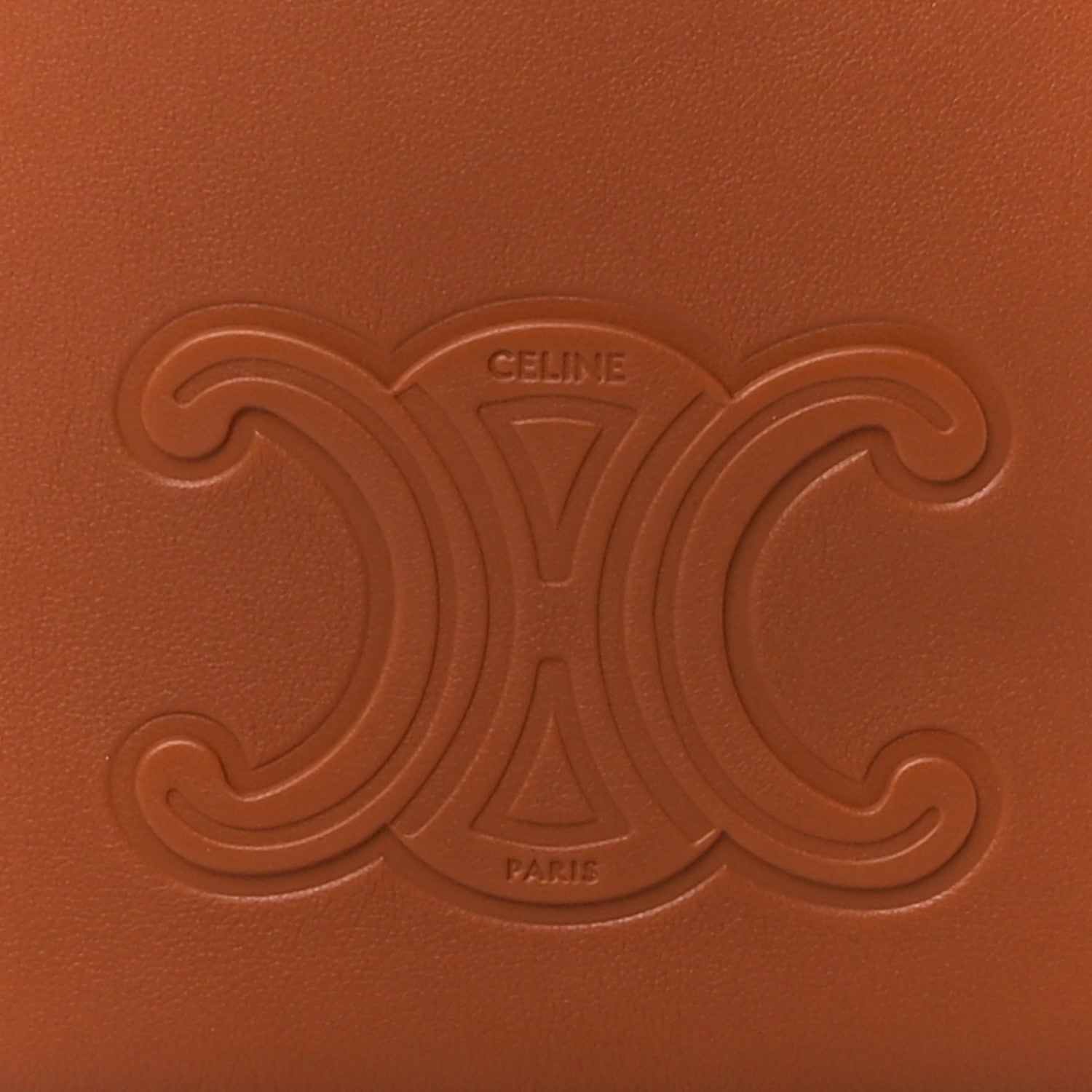 CÉLINE HELOÏSE CUIR TRIOMPH CALFSKIN LEATHER SHOULDER BAG