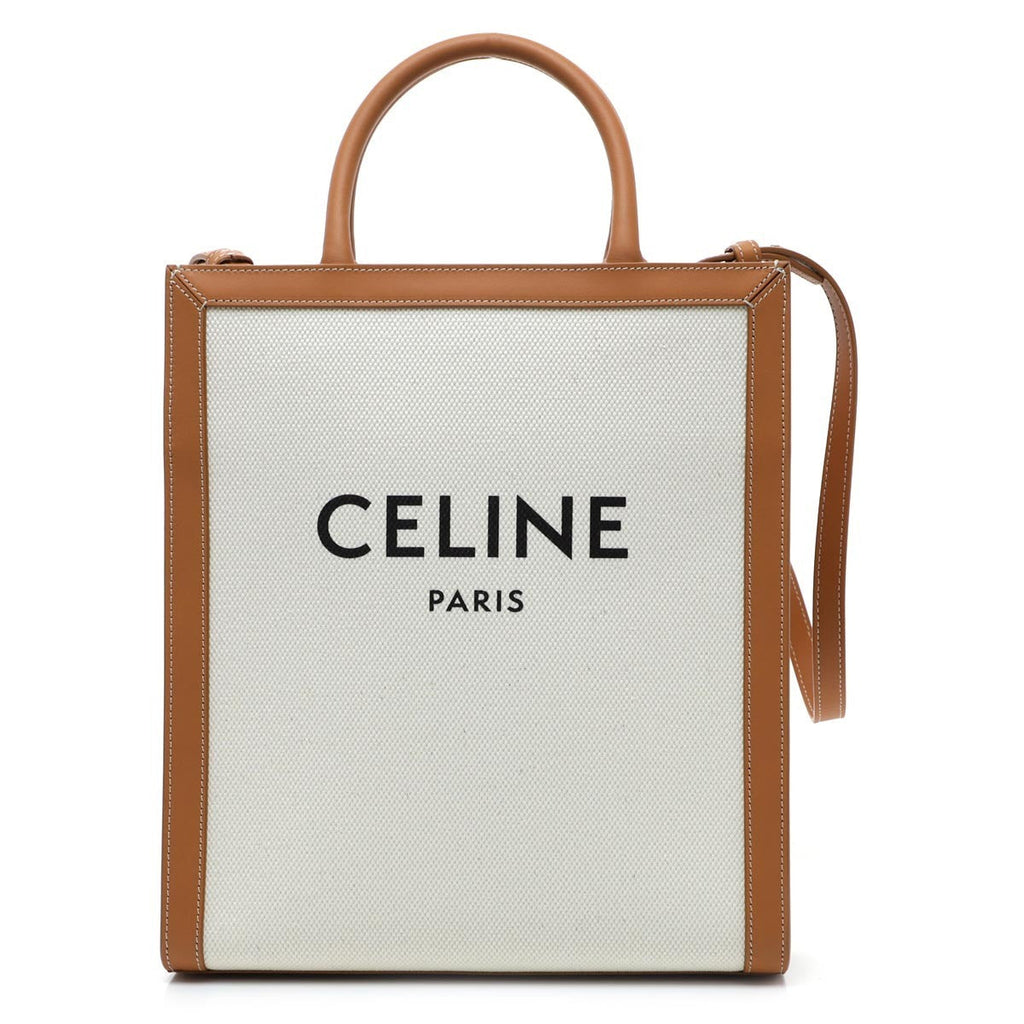 CÉLINE SMALL VERTICAL CABAS TOTE CROSSBODY BAG