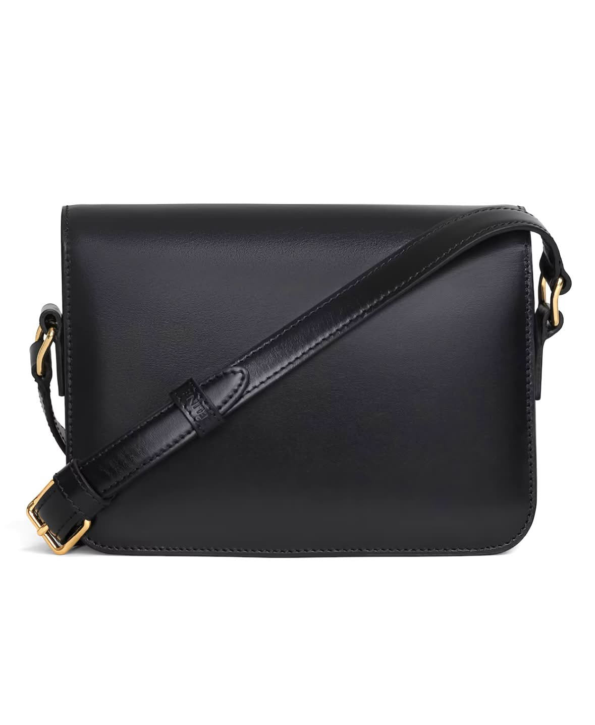 CÉLINE SHINY CALFSKIN TEEN TRIOMPHE SHOULDER BAG