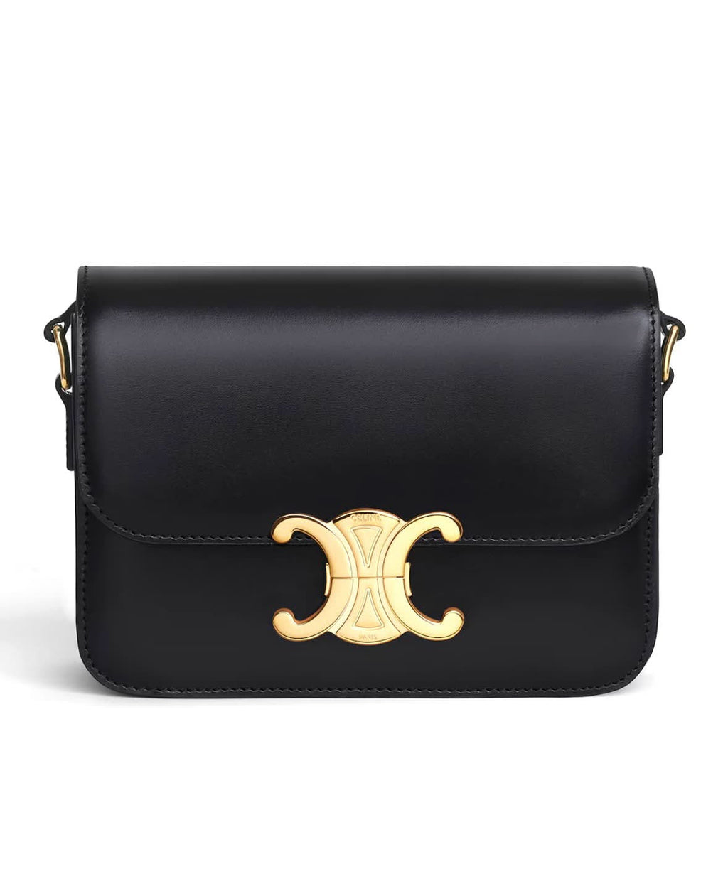 CÉLINE SHINY CALFSKIN TEEN TRIOMPHE SHOULDER BAG