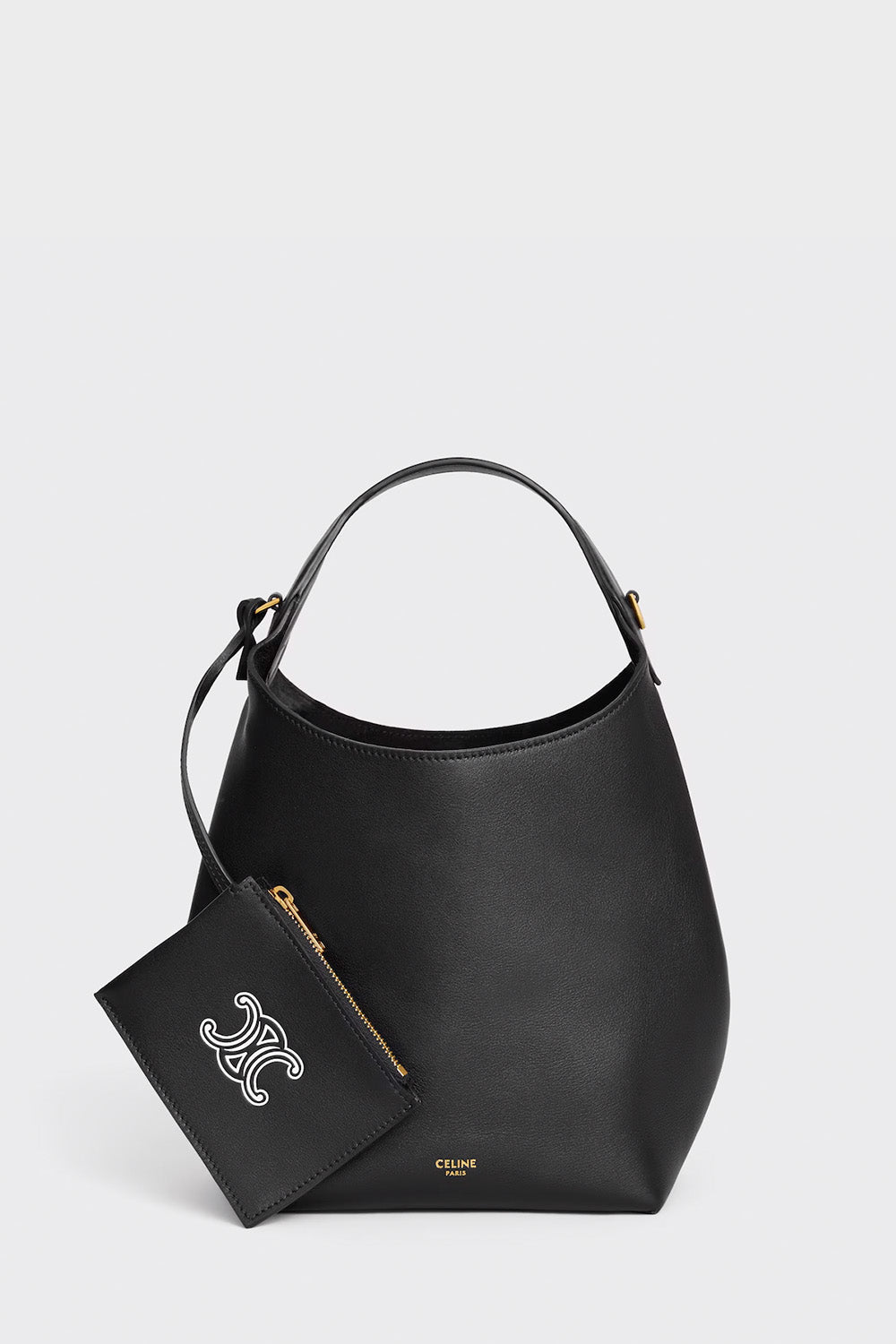 Small Hobo In Supple Smooth Calfskin
