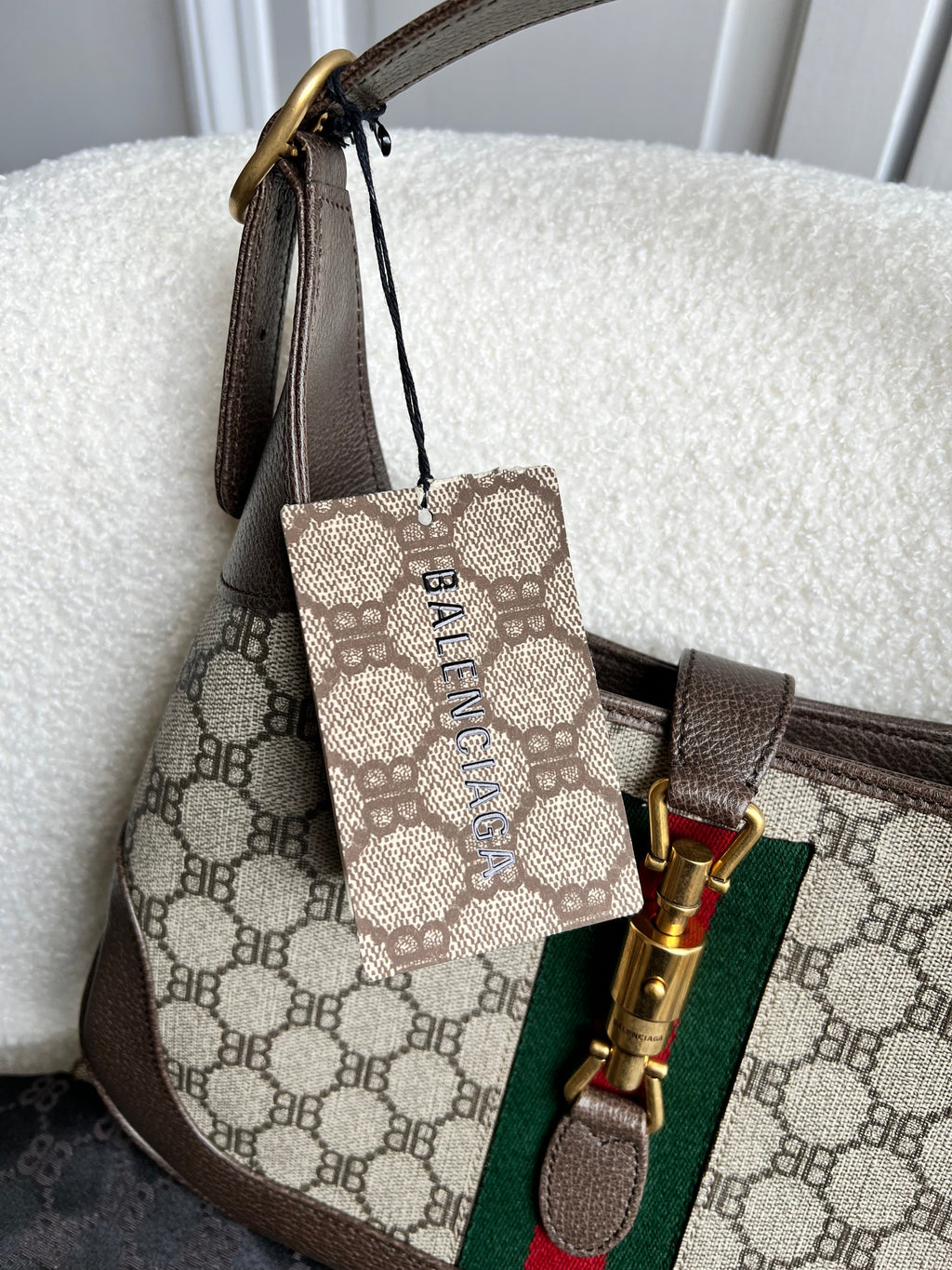 Balenciaga x Gucci Hacker Project Small Jackie Bag (RRP £1900)