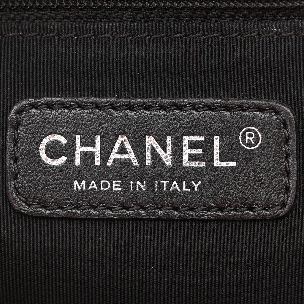 CHANEL CALFSKIN QUILTED LARGE BOY FLAP BAG