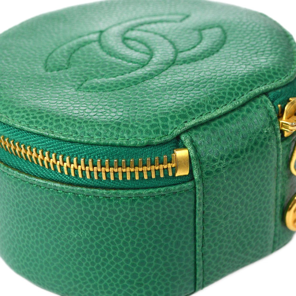 CHANEL TIMELESS CAVIAR LEATHER JEWELRY CASE