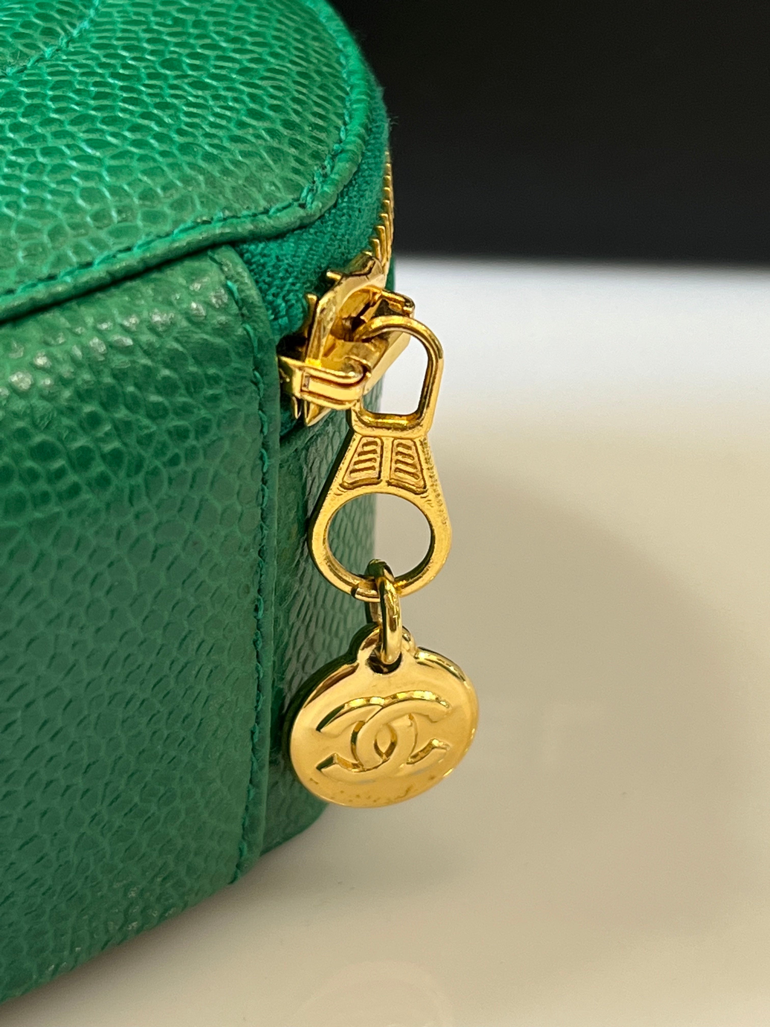 CHANEL TIMELESS CAVIAR LEATHER JEWELRY CASE