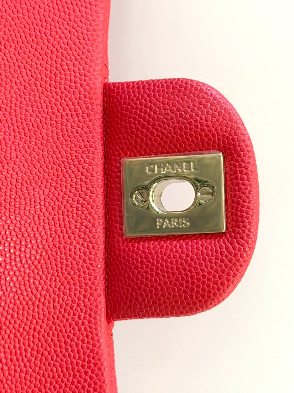 CHANEL 19B CAVIAR LEATHER SMALL CLASSIC DOUBLE FLAP BAG