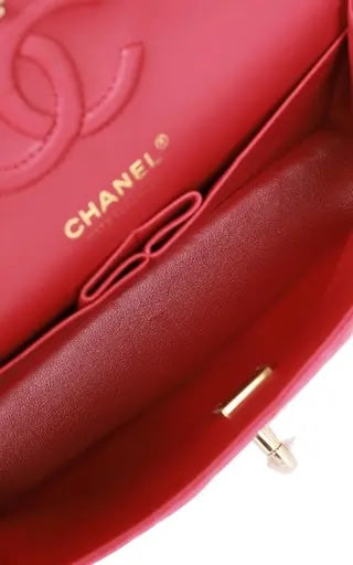 CHANEL 19B CAVIAR LEATHER SMALL CLASSIC DOUBLE FLAP BAG