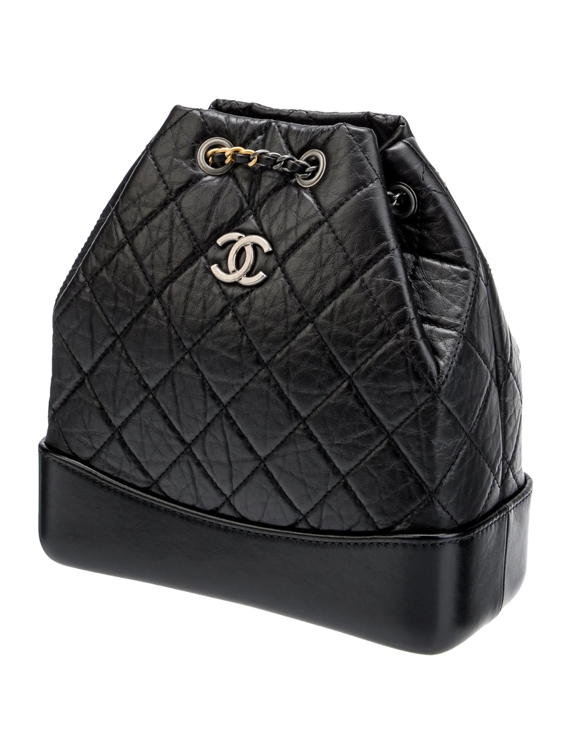 CHANEL AGED CALFSKIN QUILTED LEATHER SMALL GABRIELLE BACKPACK