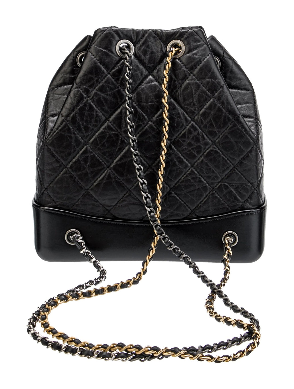 CHANEL AGED CALFSKIN QUILTED LEATHER SMALL GABRIELLE BACKPACK