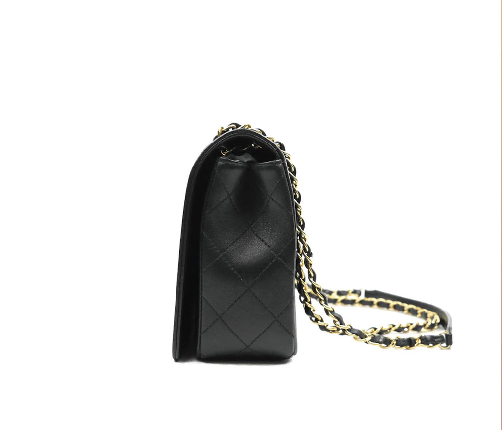 CHANEL CALFSKIN LEATHER MADEMOISELLE FLAP BAG