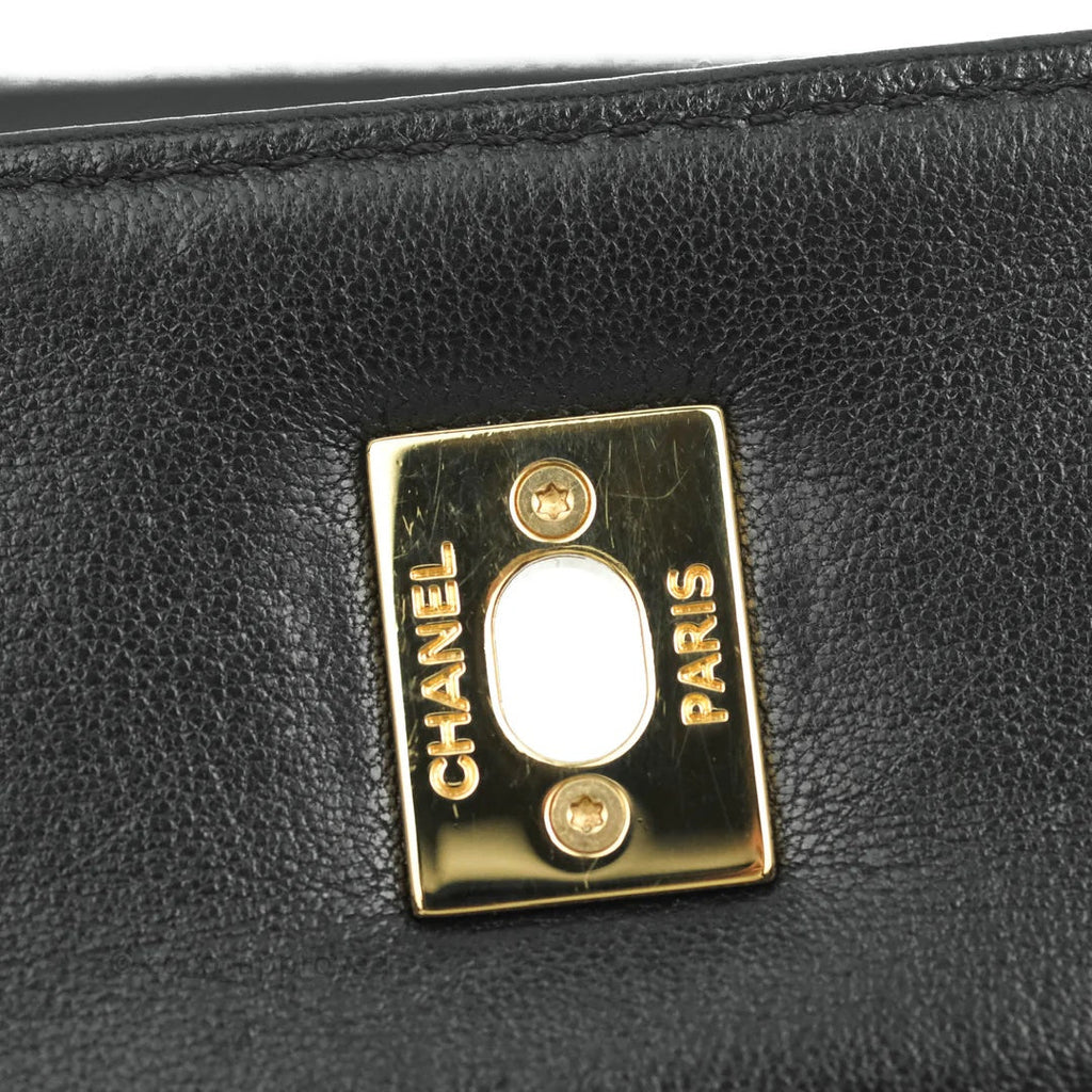 CHANEL CALFSKIN LEATHER MADEMOISELLE FLAP BAG
