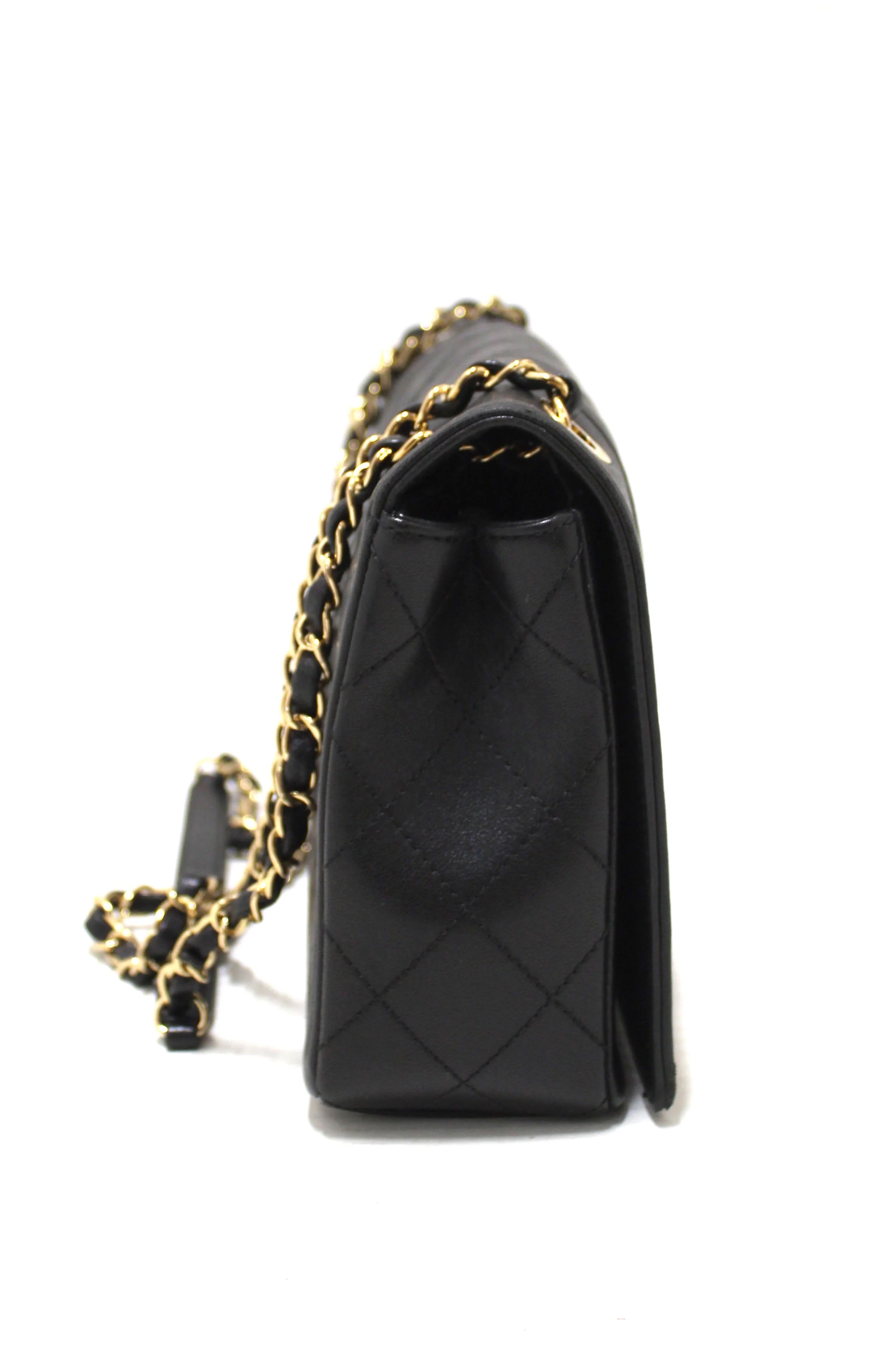 CHANEL CALFSKIN LEATHER MADEMOISELLE FLAP BAG