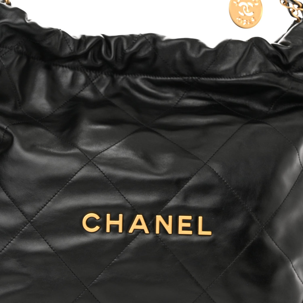 CHANEL CALFSKIN QUILTED CHANEL 22 HOBO BAG