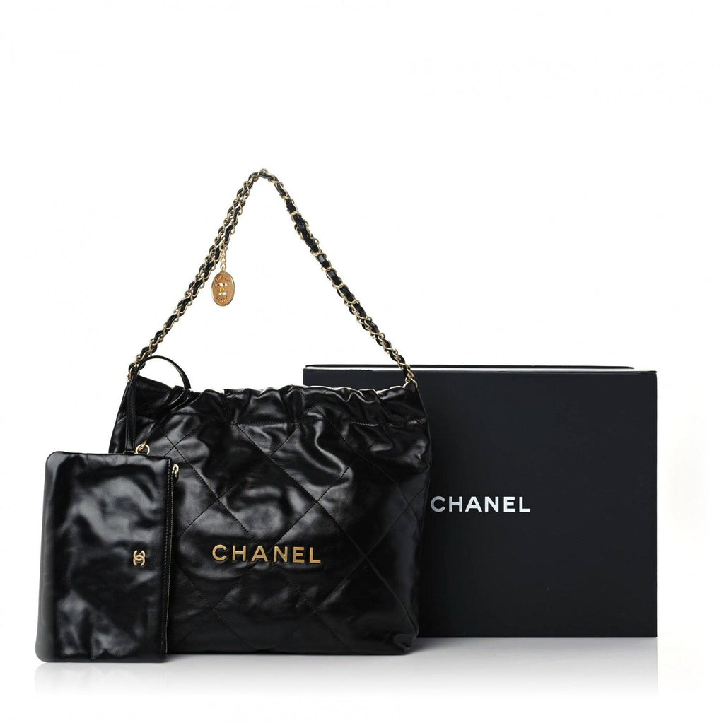 CHANEL CALFSKIN QUILTED CHANEL 22 HOBO BAG