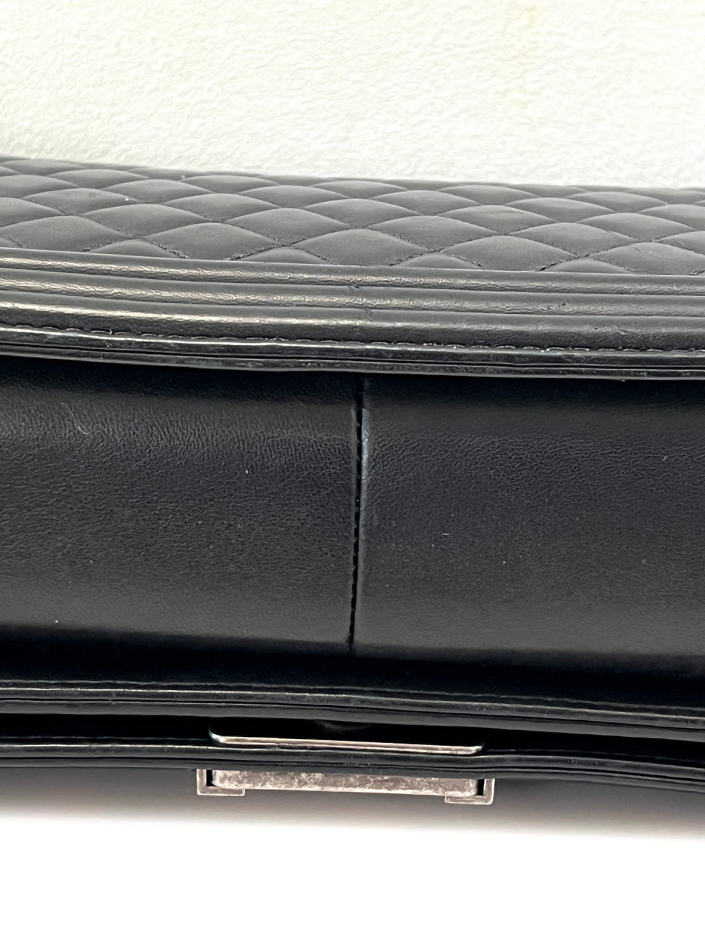 CHANEL QUILTED CALFSKIN LEATHER LARGE BOY BAG