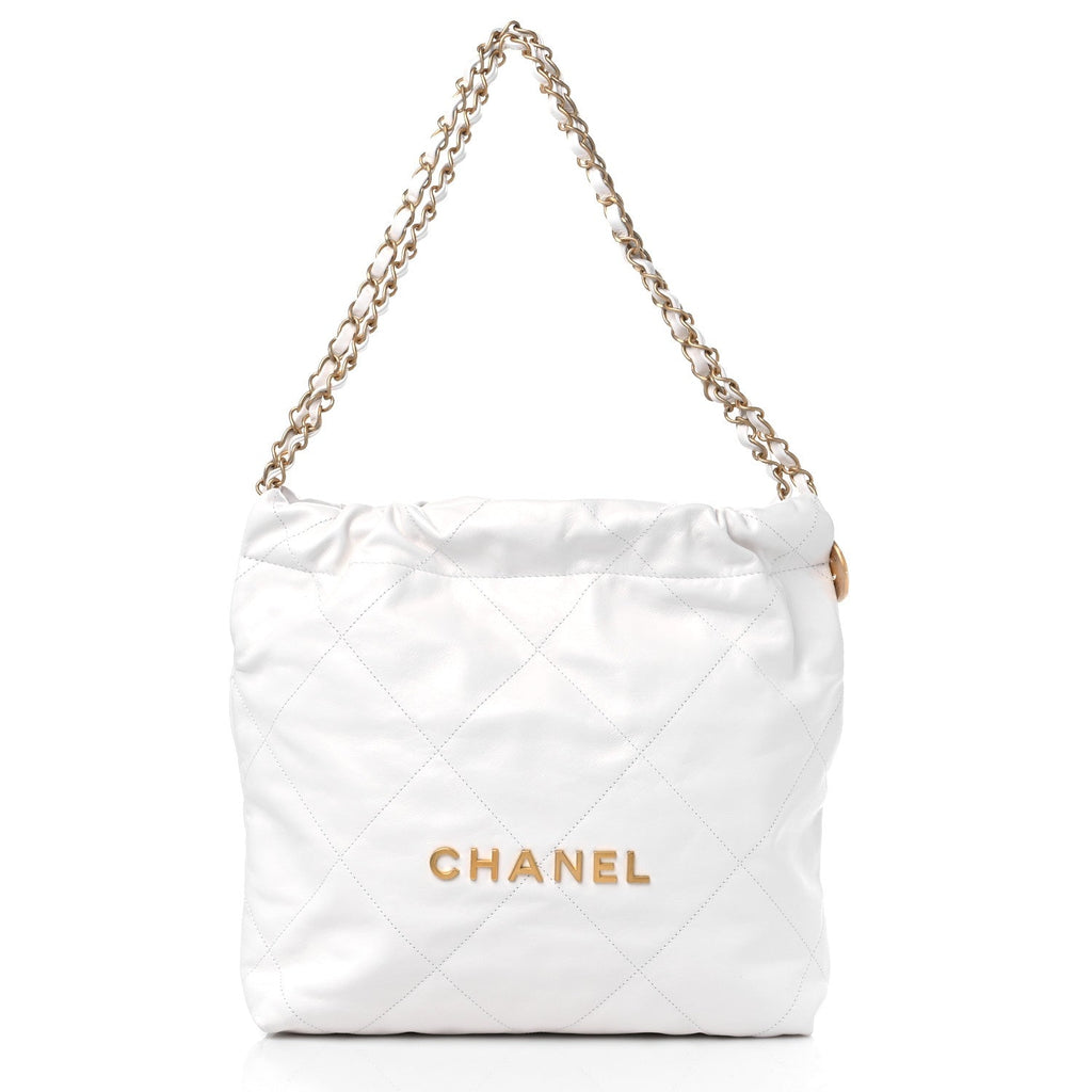 CHANEL CALFSKIN QUILTED SMALL CHANEL 22 HOBO BAG