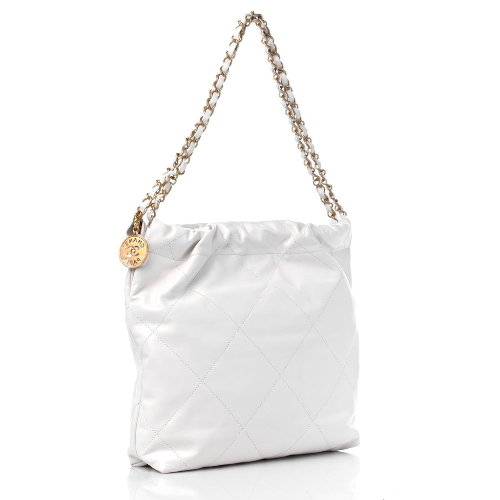 CHANEL CALFSKIN QUILTED SMALL CHANEL 22 HOBO BAG