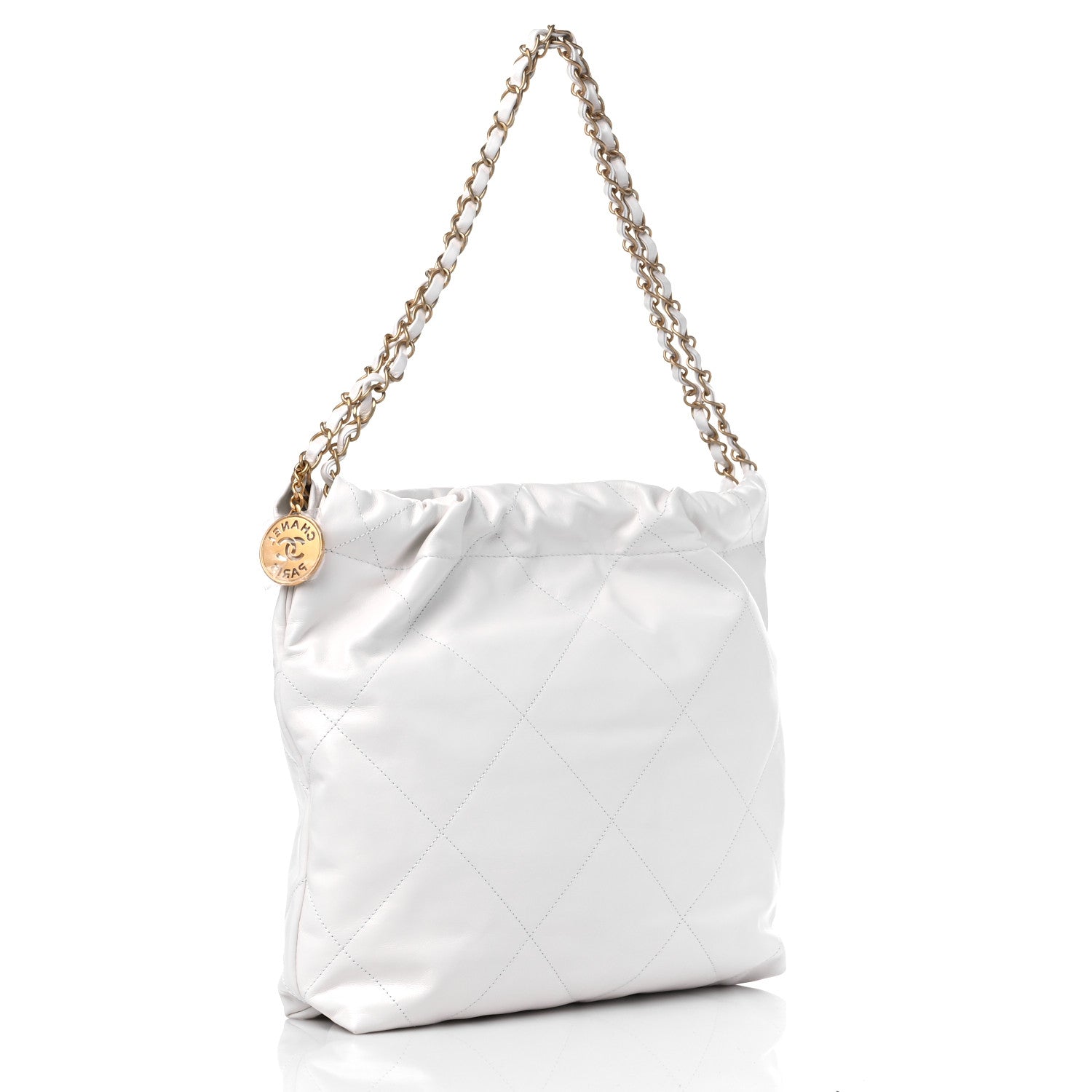 CHANEL CALFSKIN QUILTED SMALL CHANEL 22 HOBO BAG